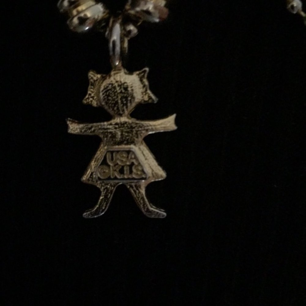K.I.S. USA Birthstone Charm May/Emerald Necklace 28" long - Picture 7 of 8